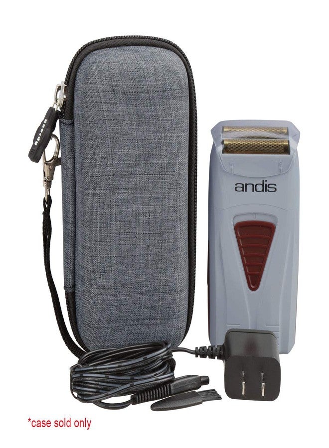 Aproca Case Compatible with Andis TS-1 17235 Pro 17150 17200 / Wahl Professional 5 Star Series Foil Lithium Titanium Foil Shaver, Storage Portable Bag for Accessories -Grey (Case Only) - Image 5